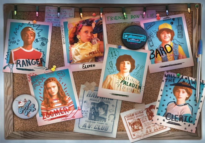 Puzzel 1000 stukken Compact Stranger Things