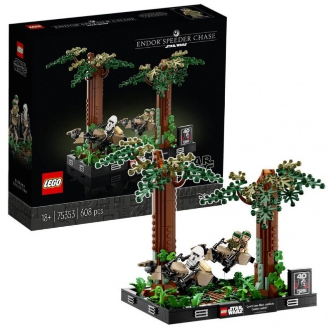 LEGO® Star Wars™ 75353 Achtervolging van speederbikes op de planeet Endor™ – diorama