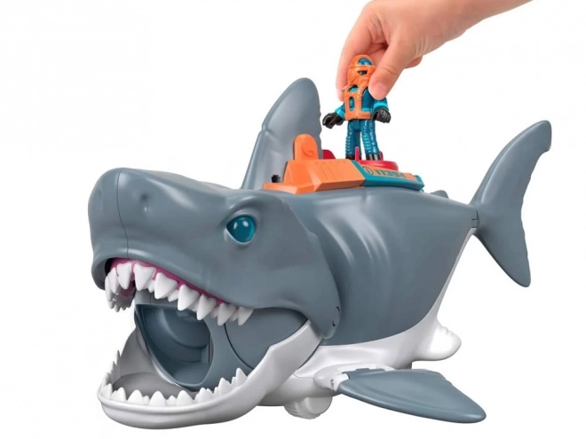 Mega Aanval Haaien Imaginext met Beweegbare Kaak