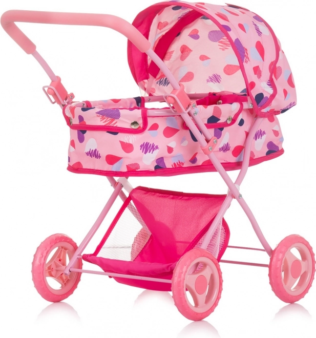 CHIPOLINO diepe wandelwagen voor poppen Dora – Harten