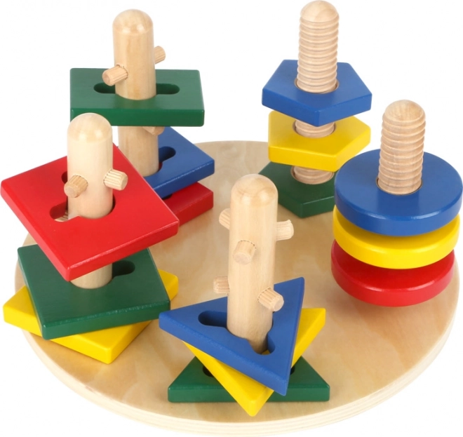 Small Foot Motorische doolhof geometrische vormen 3D Motorische toren