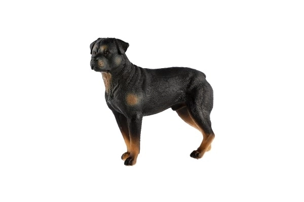 Plastic figuur van een Rottweiler hond 8cm