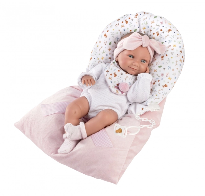 Llorens 73901 NIEUWGEBOREN MEISJE - realistische pop baby met geheel vinyllichaam - 40 cm