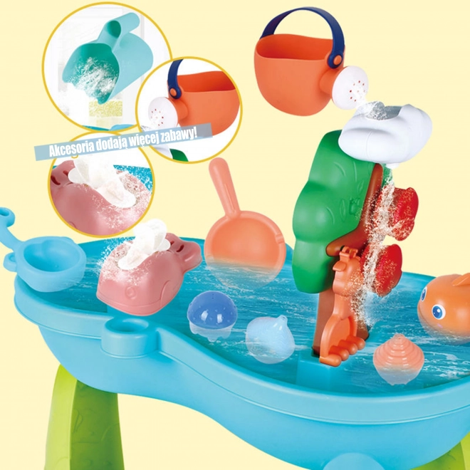 Kinderen Watertafel 2-in-1 met Zandbak en Waterval WOOPIE