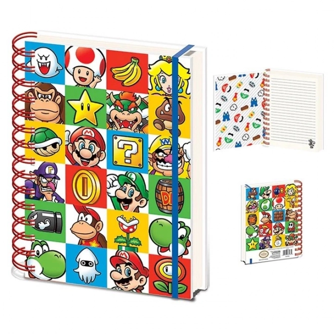 Ringband notitieblok Super Mario