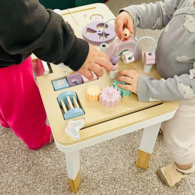 Interactieve Montessori tafel Lulilo roze