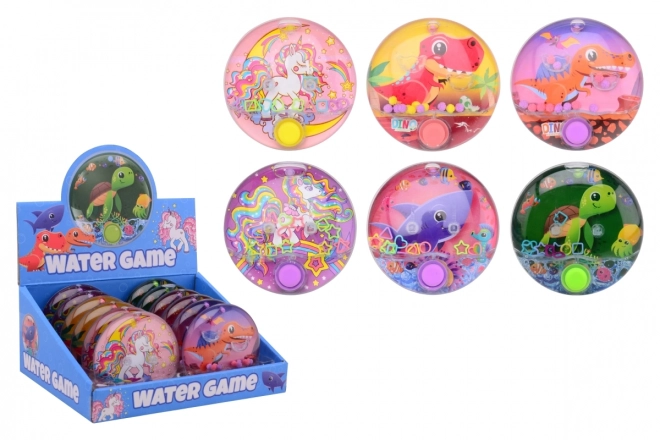 Water spel met ringen