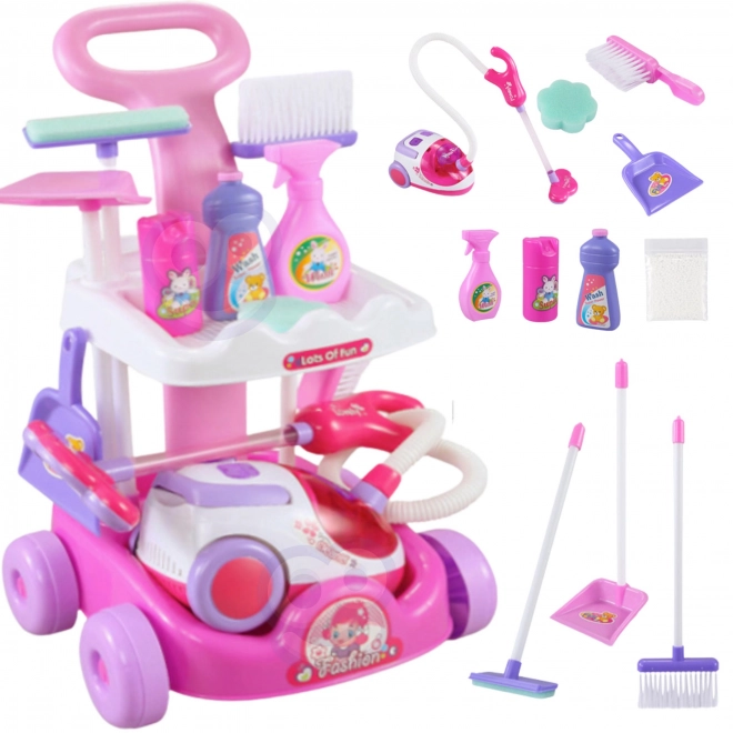 Schoonmaakset met stofzuiger Woopie