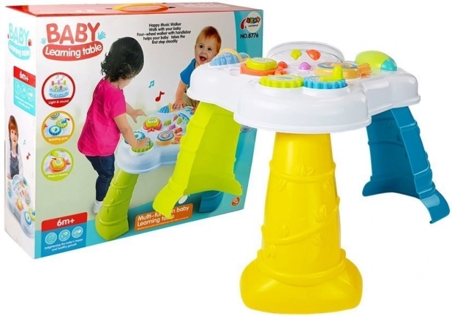 Educatieve tafel voor baby's met muzikale effecten
