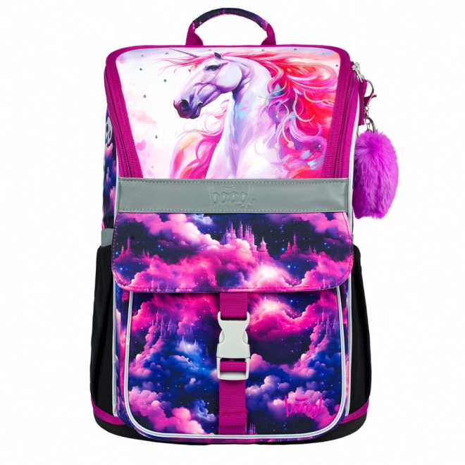 BAAGL 5 SET Zippy Eenhoorn Koninkrijk: schooltas, etui, zak, map, doos