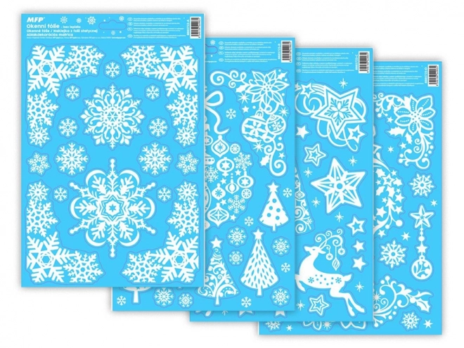 Kerstvenster Glitr Folie 20x30 cm