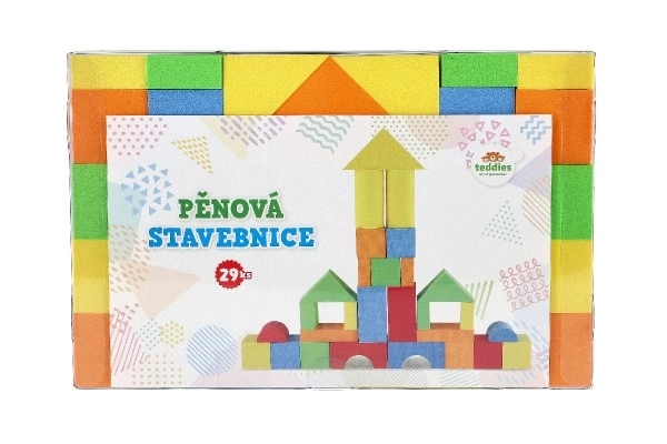 Kleurige foam bouwset voor kinderen