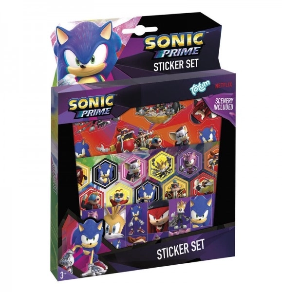 Cadeaubox met stickers SONIC PRIME