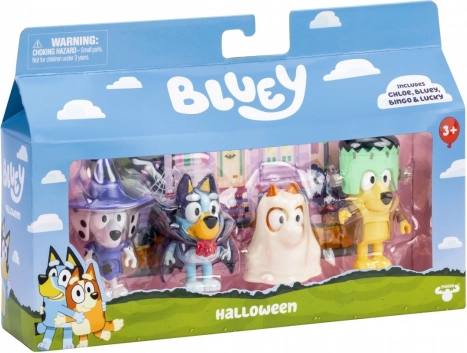 Bluey figuren - Gemaskerd bal 4-pack