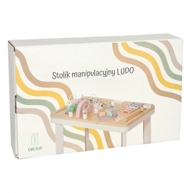 Interactieve Montessori tafel Lulilo roze