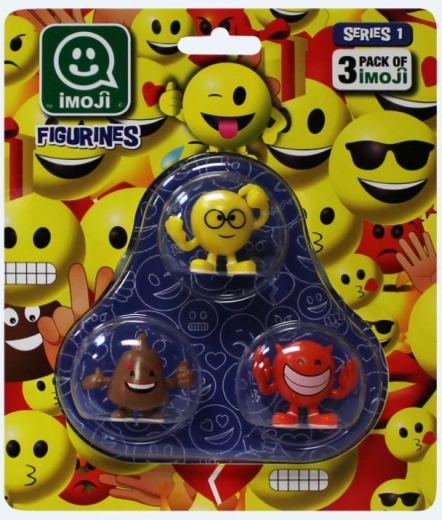 Imoji set van 3 figuurtjes – mix van emoticons
