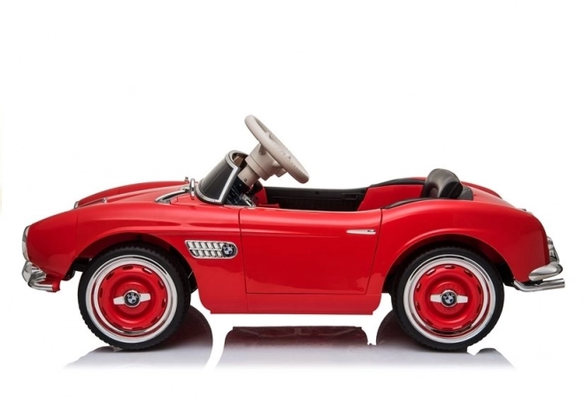 Accu auto BMW Retro rood