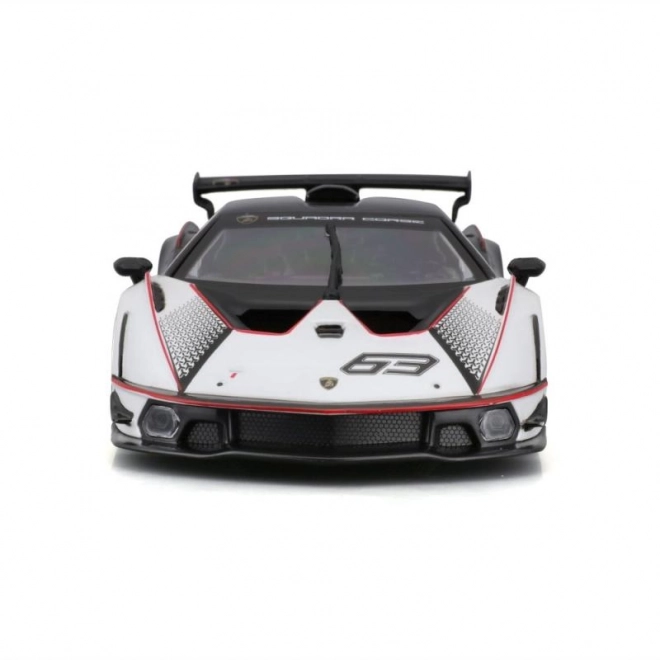 Bburago 1:24 Race Lamborghini Essenza SCV12 – Wit