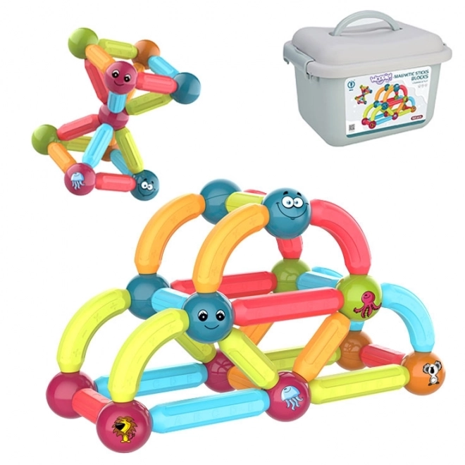 Woopie magnetische bouwset educatief 52 stuks