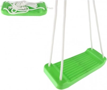 Schommel kunststof zitplank 44 × 17 cm, draagvermogen 60 kg – Groen