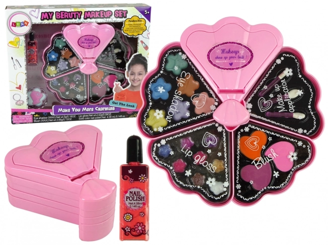 Roze cosmetische tas voor oogschaduw Gloss Pink