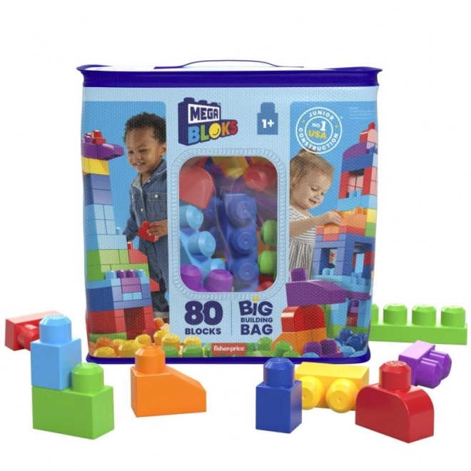 Mega Bloks First Builders Blokken in plastic zak 80 stuks