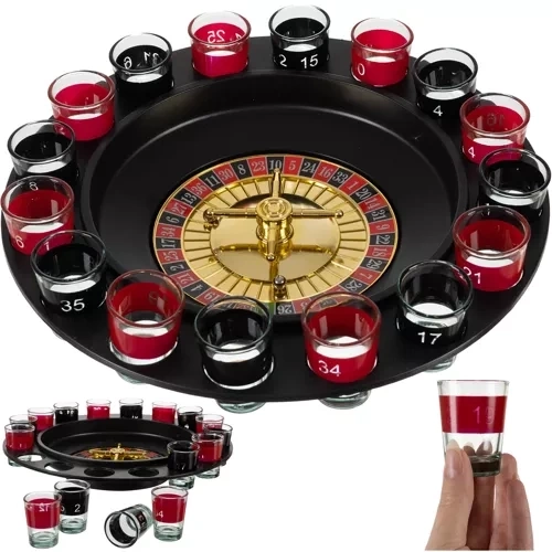Party roulette + glaasjes