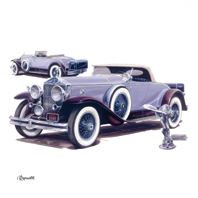 NOTIQUE Notitiekalender Classic Cars – Václav Zapadlik, 2025, 30 x 30 cm