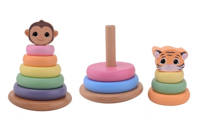 Opvouwbare houten wilde dieren Jouéco
