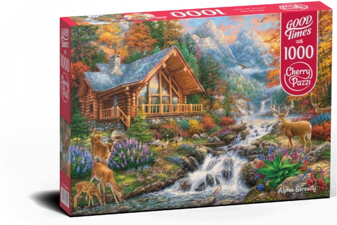 Puzzel rust hoog in de bergen 1000 stukjes