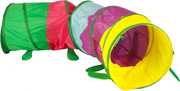 Kleurrijke kindertunnel rups