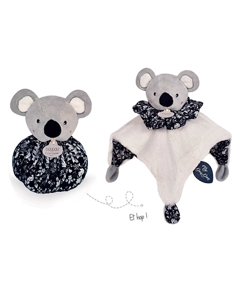 Doudou Slaapknuffel grijze koala 3v1