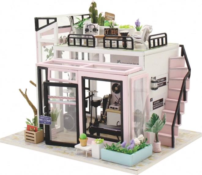 Negen miniatuurhuisjes Studio Houguang