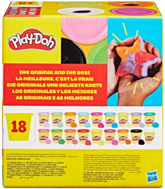 Play-Doh grote set 18 potjes