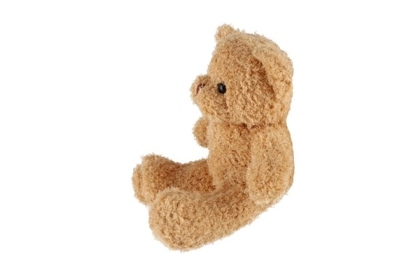 Stoffen beige krullende teddybeer 30 cm