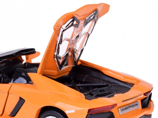 Metaal modelauto Lamborghini Aventador Roadster 1:32 interactief