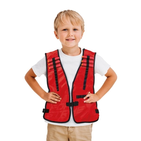 Kindertactisch vest met schuimpatronen