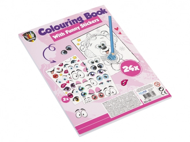 Kleurplaten met stickers