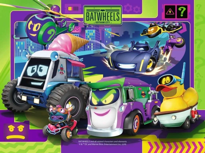 Puzzel Batwheels van Ravensburger, 4in1