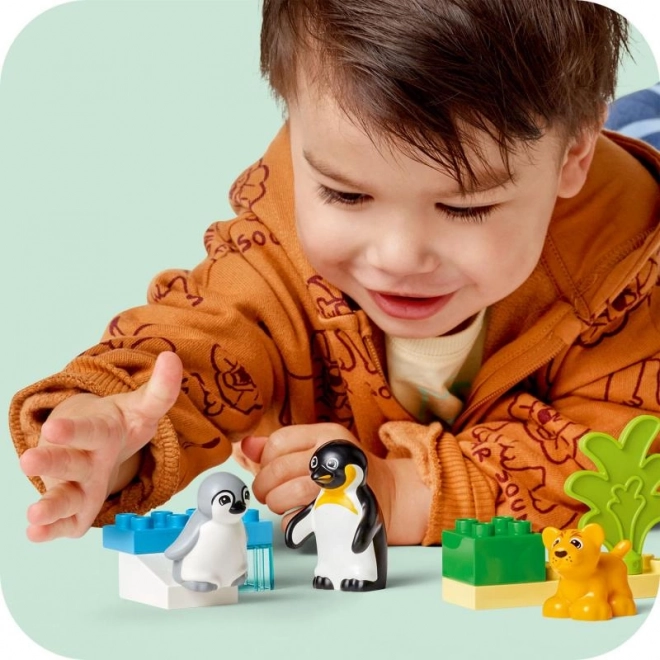 Lego Duplo Wilde Dierenfamilies: Pinguïns en Leeuwen