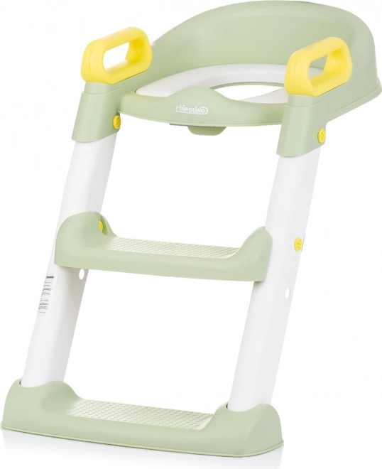 CHIPOLINO Toiletbril met ladder Skippy – groen