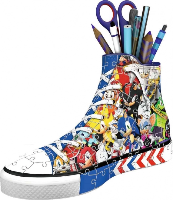 Ravensburger 3D puzzel sneaker Egel Sonic 112 stukjes