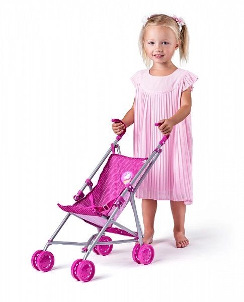 Kinderwagen met parasol en eenhoorn