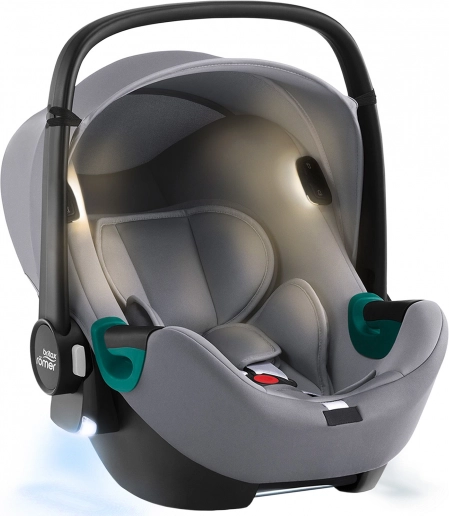 Autostoeltje Britax Römer Baby-Safe iSense in de kleur Frost Grey