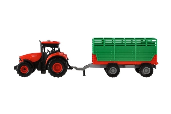 Tractor Zetor met aanhanger met lichteffecten en geluidseffecten - 36 cm
