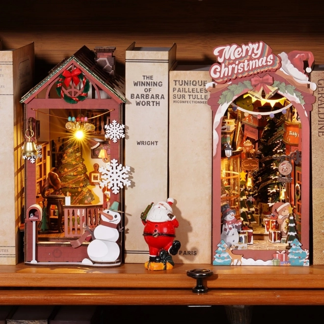 Handgemaakt Kerststraat Boeksteun