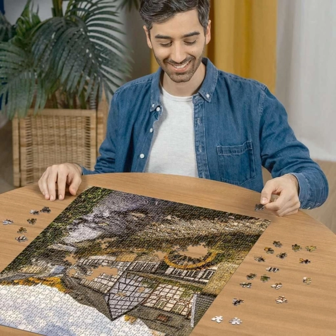 Ontspanning en focus tijdens het puzzelen