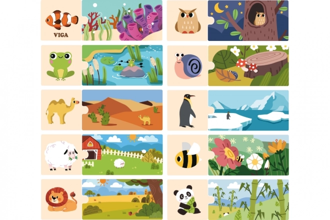 Puzzel Dieren Logisch Spel VIGA
