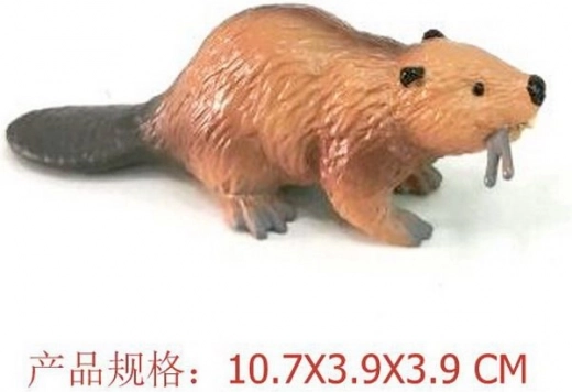 Beeldenis bever met takje