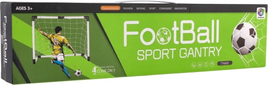 Voetbaldoel voor kinderen met balletje en pomp